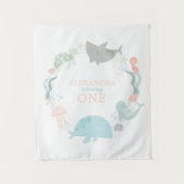 海の中のファーストバースデー タペストリー (正面)