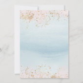 海の中のベイビーオンボード招待状 ガール 招待状 (裏面)