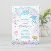 海の中のベイビーシャワーの招待状 招待状 (スタンド正面)