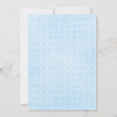 海の中のベイビーシャワー 招待状 (裏面)