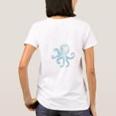 海の中のママになるベイビーシャワー Tシャツ (裏面)