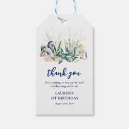 海の中のワンダーランド1歳の誕生日 ギフトタグ