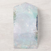 海の中の人魚のパーティー招待状オールインワン オールインワン招待状 (外側)