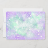 海の中の人魚の写真招待状 招待状 (裏面)