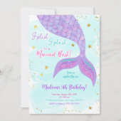 海の中の人魚の子供の招待状 招待状 (正面)