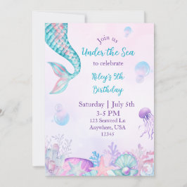 海の中の人魚の招待状 招待状