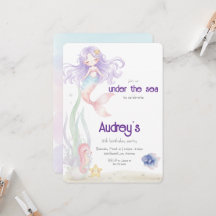 海の中の人魚の招待状