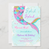 海の中の人魚の招待状 招待状 (正面)