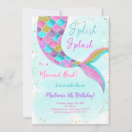 海の中の人魚の招待状 招待状