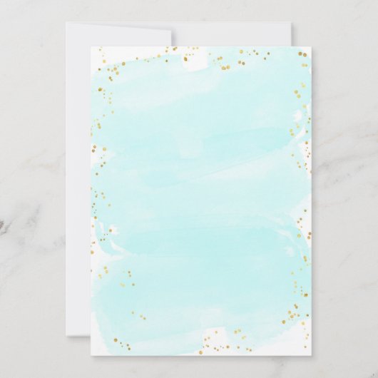 海の中の人魚の招待状 招待状 (裏面)