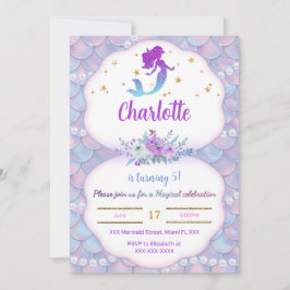 海の中の人魚の招待状 招待状