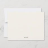 海の中の人魚の誕生日パーティーありがとう サンキューカード (裏面)