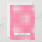 海の中の人魚の誕生日パーティー招待状 招待状 (裏面)