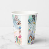海の中の人魚 テーマの子供の誕生日パーティー 紙コップ (右)