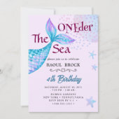 海の中の人魚 招待状 (正面)