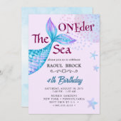 海の中の人魚 招待状 (正面/裏面)