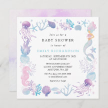 海の中の人魚 赤ちゃん歓迎会