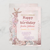 海の中の夢 招待状 (正面/裏面)