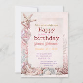 海の中の夢 招待状 (正面)