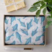海の中の子供たちの海洋魚サメ 薄葉紙 (ギフト)