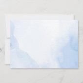 海の中の子供の誕生日パーティーの写真 招待状 (裏面)