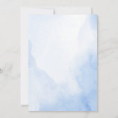 海の中の子供の誕生日パーティー サンキューカード (裏面)