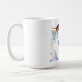 海の中の子供用誕生日ギフトマグ コーヒーマグカップ (左)