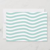 海の中の少女 THREE 海のイルカの写真 3rd 招待状 (裏面)