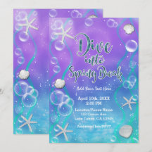 海の中の春の休みビーチパーティーに飛び込もう