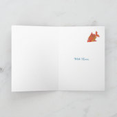 海の中の楽しい魚のノールーズカード 父親へ シーズンカード (内部)