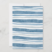 海の中の水彩クジラ 赤ちゃん歓迎会 招待状 (裏面)