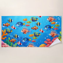 海の中の熱帯魚