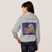 海の中の美しいブ遊リュネの髪の人魚 (裏面フル)