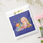 海の中の美しいブ遊リュネの髪の人魚 フェイバーバッグ (封をした状態)