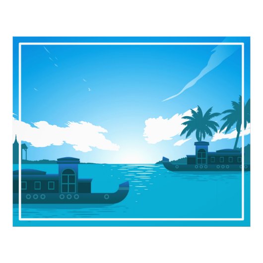 海の中の船–18530 フォトプリント            (正面)