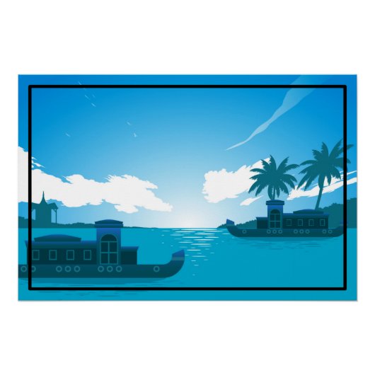 海の中の船–18530 ポスター (正面)