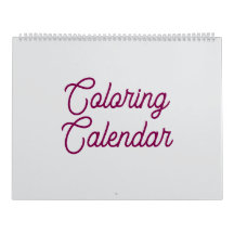 海の中の色ぬりカレンダー