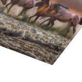 海の中の荒馬のシーン カッティングボード (角)