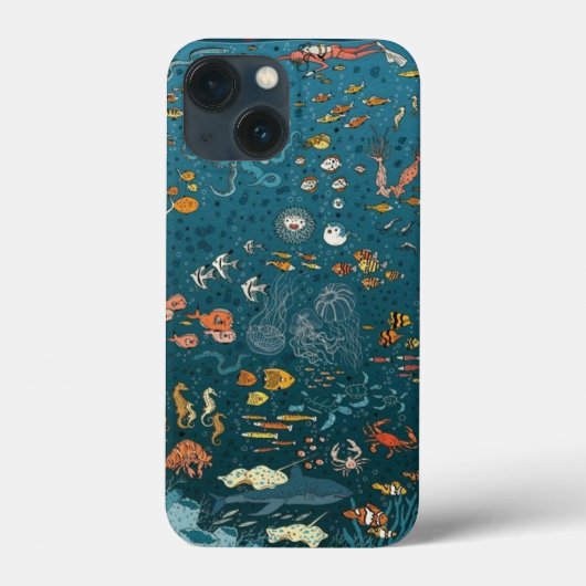 海の中の誕生日ギフト, 海の生き物 Case-Mate iPhoneケース (裏面)
