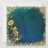 海の中の誕生日パーティー 招待状