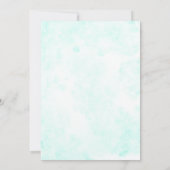 海の中の誕生日招待状 招待状 (裏面)