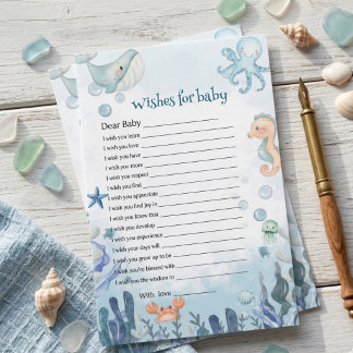 海の中の赤ちゃんを願って Baby Shower