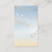 海の中の赤ちゃん歓迎パーティー クジラのカード エンクロージャーカード (裏面)