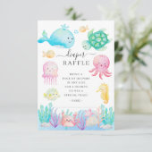 海の中の赤ちゃん ディーパーラッフル 招待状 (スタンド正面)