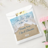 海の中の青い二つ少ない魚ありがとう フェイバーバッグ (封をした状態)