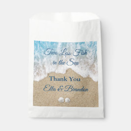 海の中の青い二つ少ない魚ありがとう フェイバーバッグ