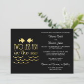 海の中の魚が二匹結婚減 招待状 (スタンド正面)