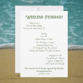 海の中の黄色いタツノオトシゴ 招待状