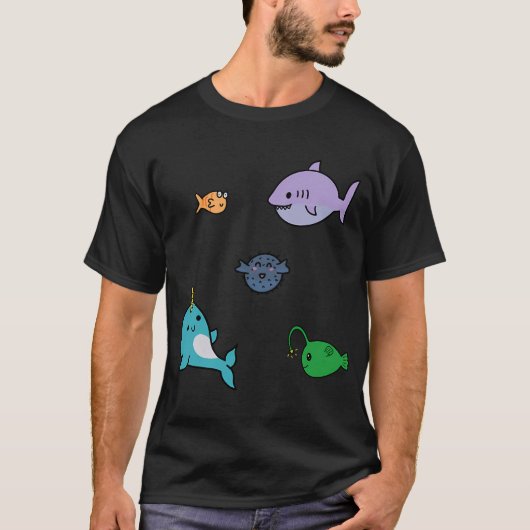 海の中へ。 Tシャツ (正面)