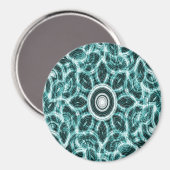 海の丸いテーブル..... マグネット (正面/裏面)